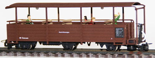 Ferro Train 706-202 - Austrian BBÖ observation car of the MzB   Nr. 2